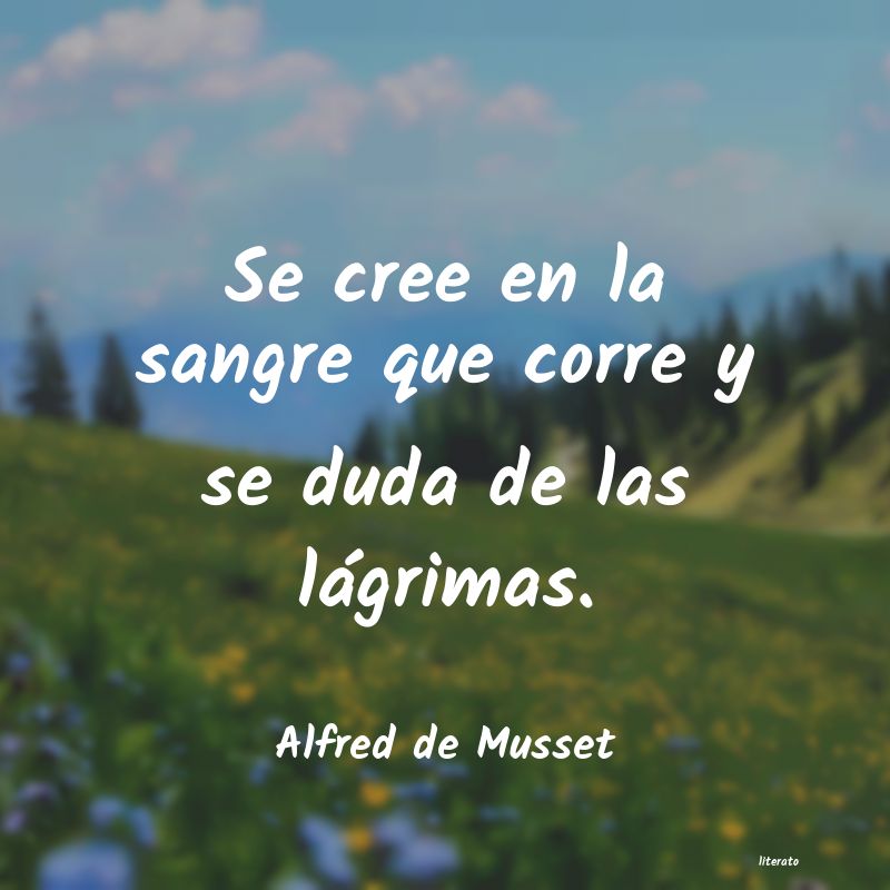 frases de Alfred de Musset