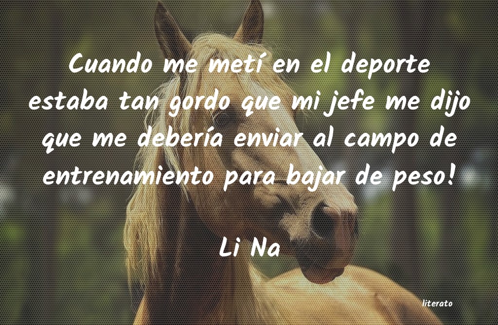 Frases de Li Na