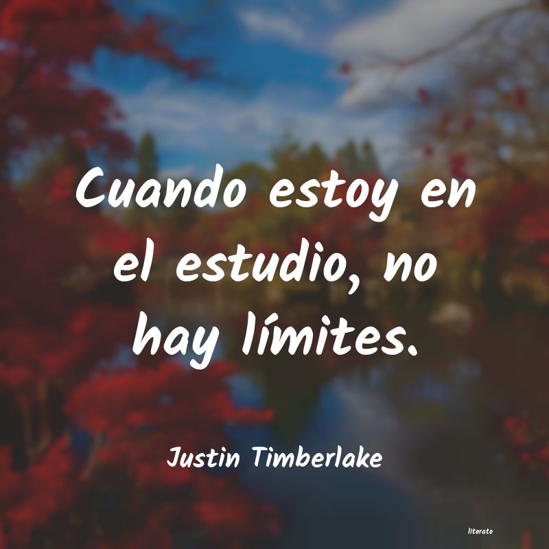 frases de Justin Timberlake