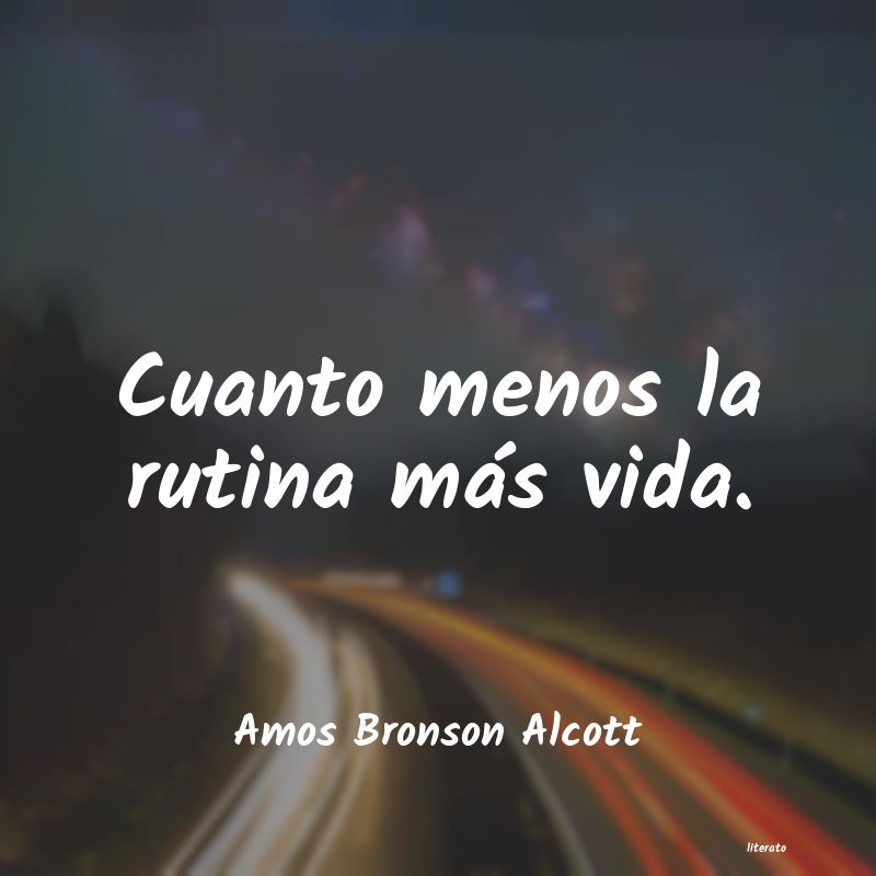 frases de Amos Bronson Alcott