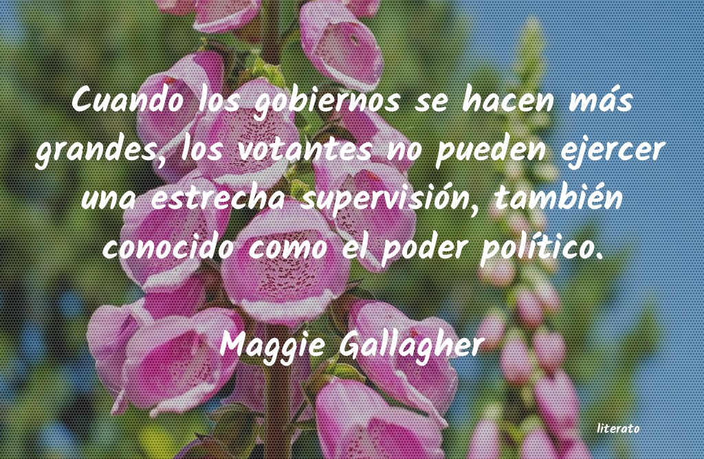 Frases de Maggie Gallagher