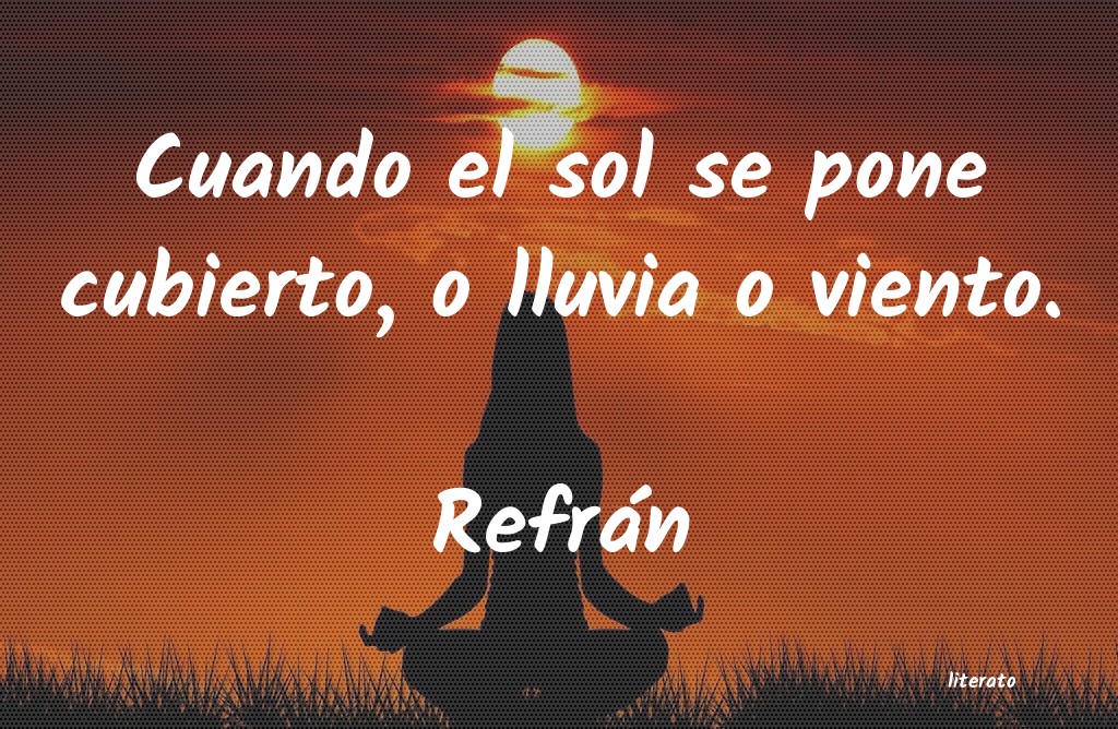 refran viento