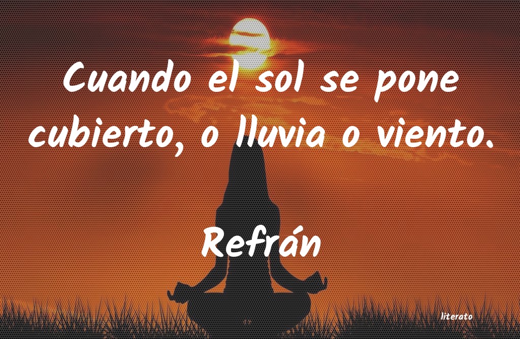 Frases de Refrán