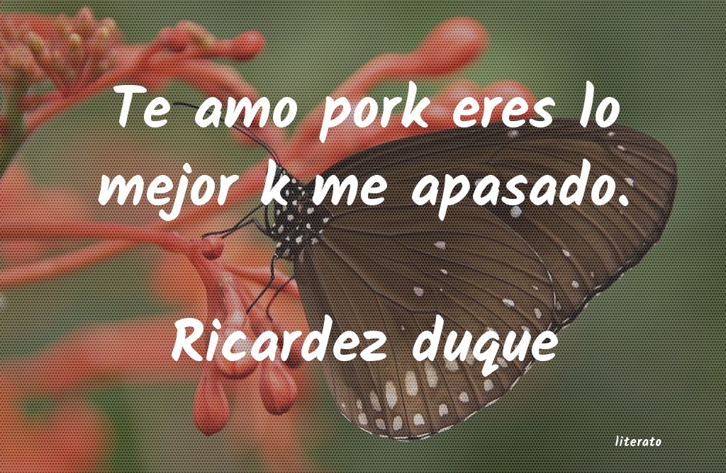 Frases de Ricardez duque