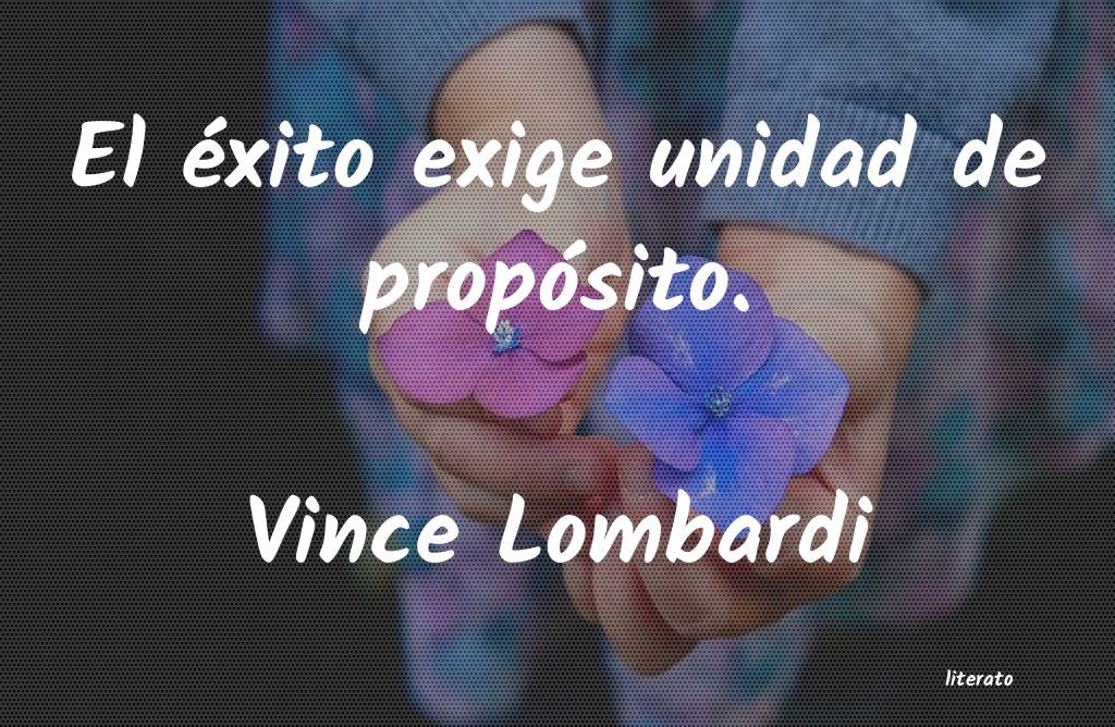 frases de Vince Lombardi