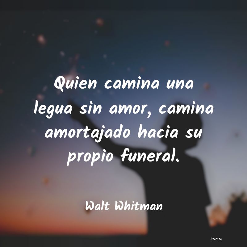 frases de Walt Whitman