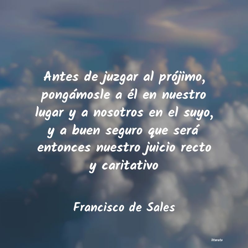 Frases de Francisco de Sales