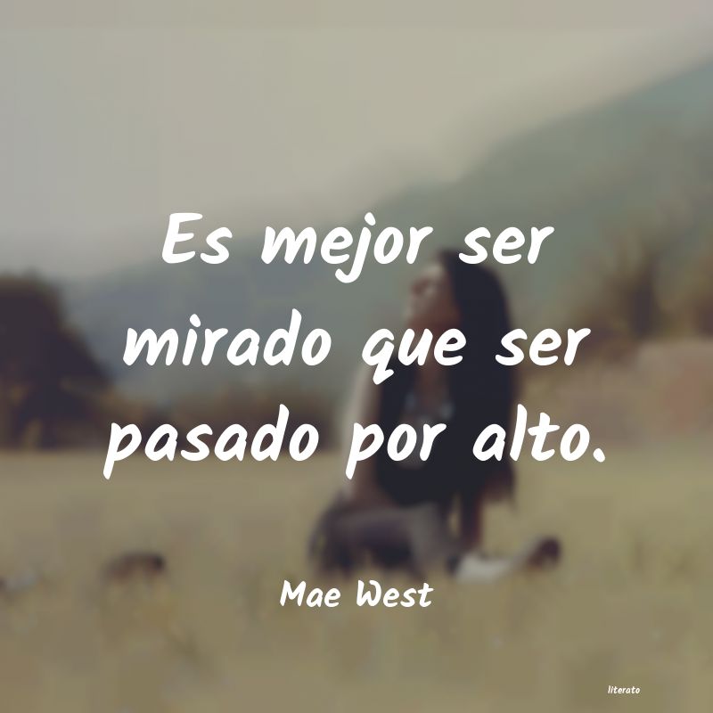 frases de Mae West