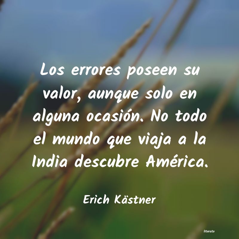 Frases de Erich Kästner