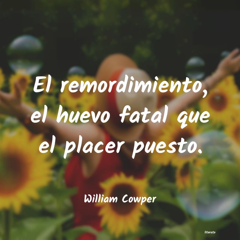 Frases de William Cowper