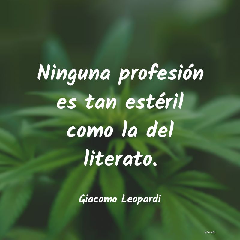frases de Giacomo Leopardi