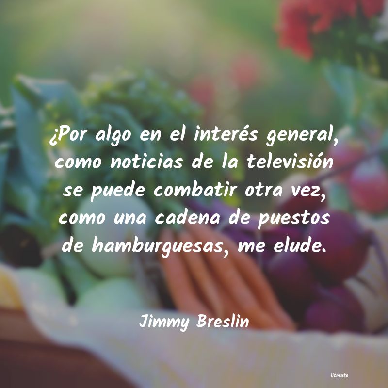 Frases de Jimmy Breslin