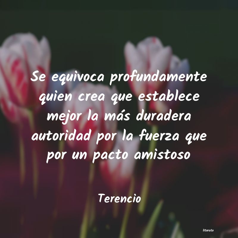 frases de Terencio
