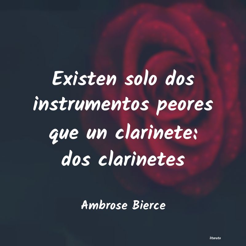 frases de Ambrose Bierce