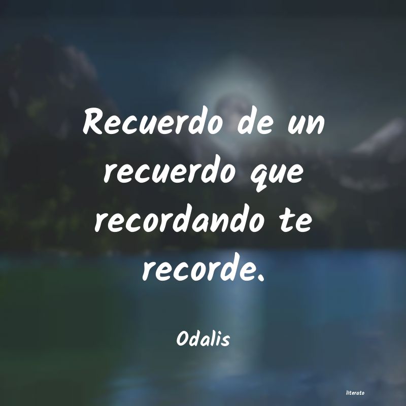 frases de Odalis