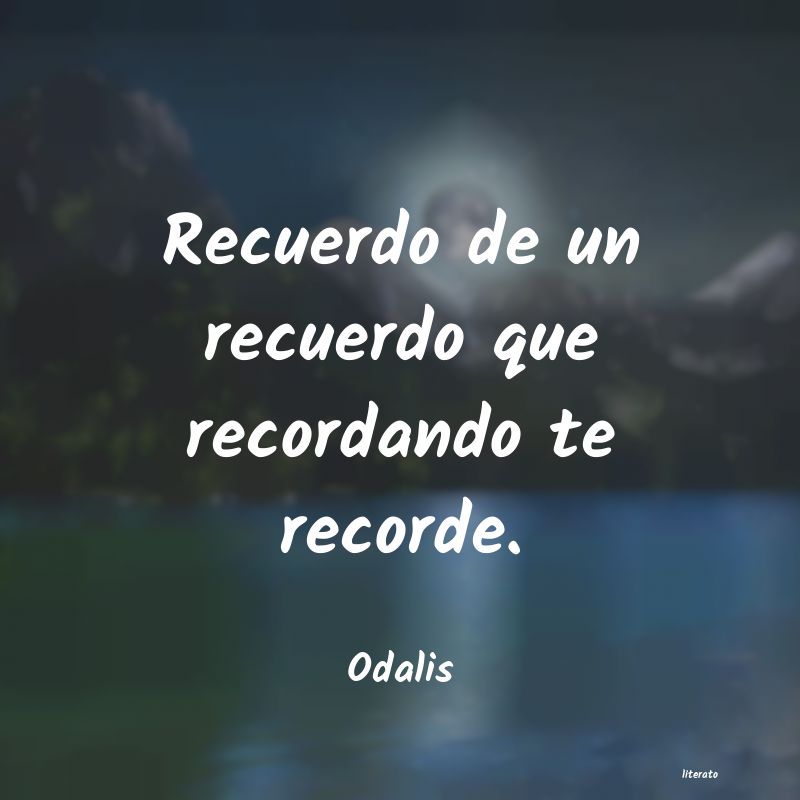 Frases de Odalis