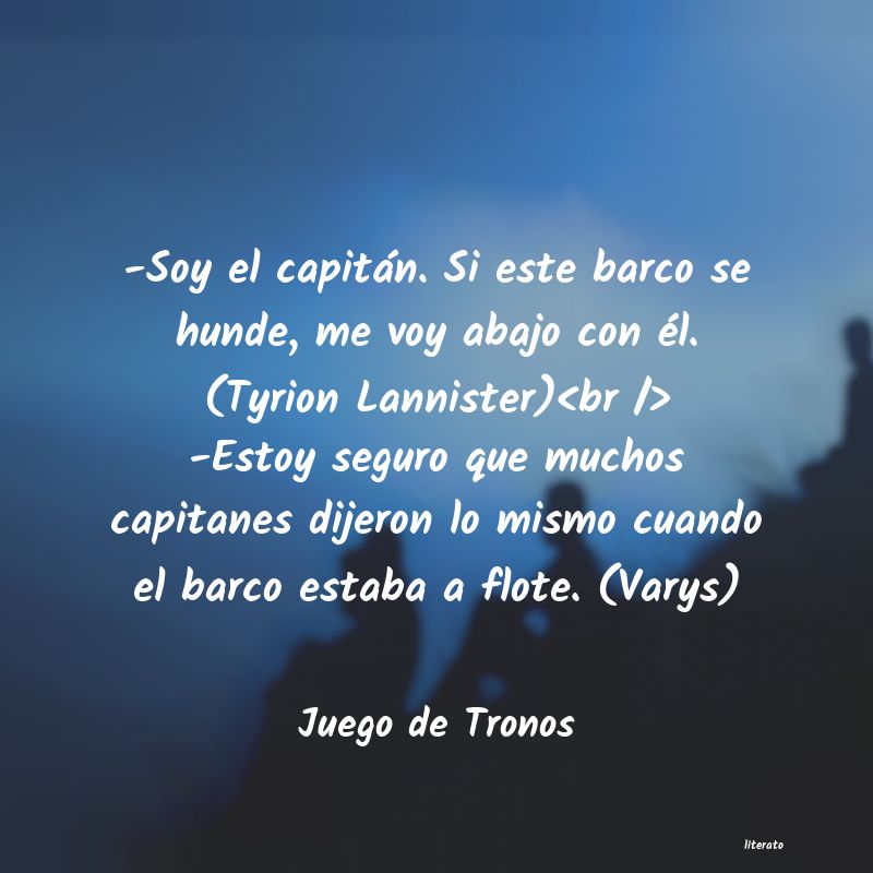 frases de Juego de Tronos