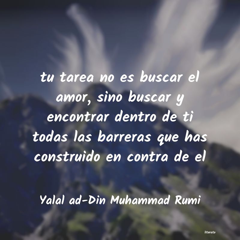 Frases de Yalal ad-Din Muhammad Rumi