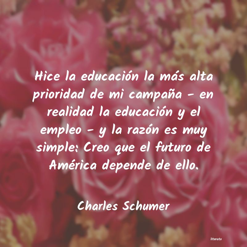 Frases de Charles Schumer