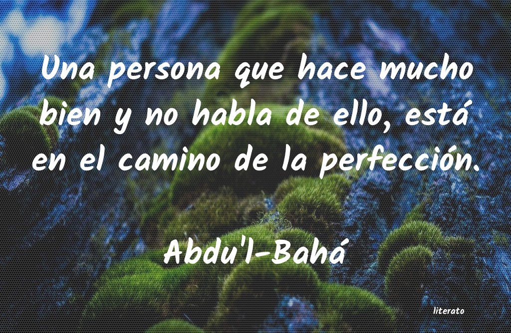 frases de Abdu'l-Bahá
