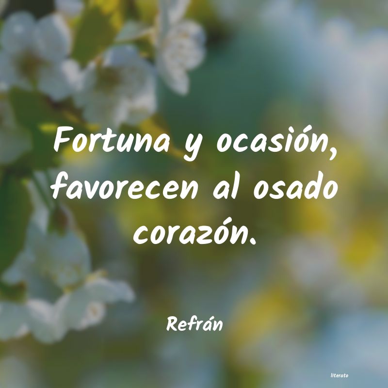 Frases de Refrán