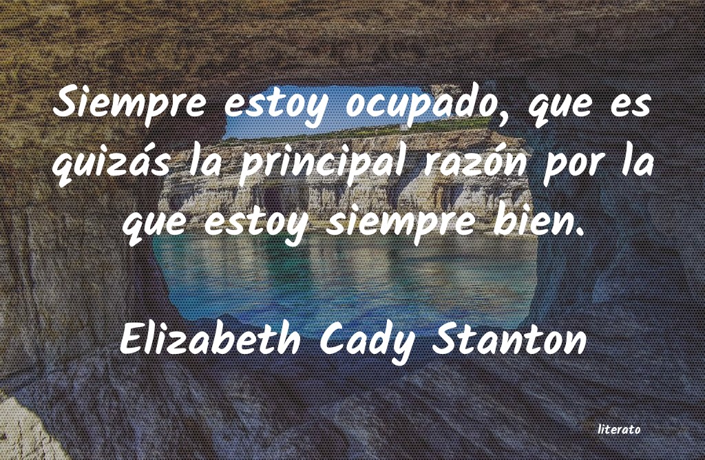 frases de Elizabeth Cady Stanton