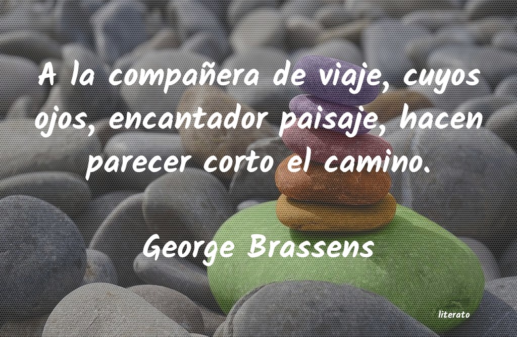 george brassens en mi pueblo sin pretensión