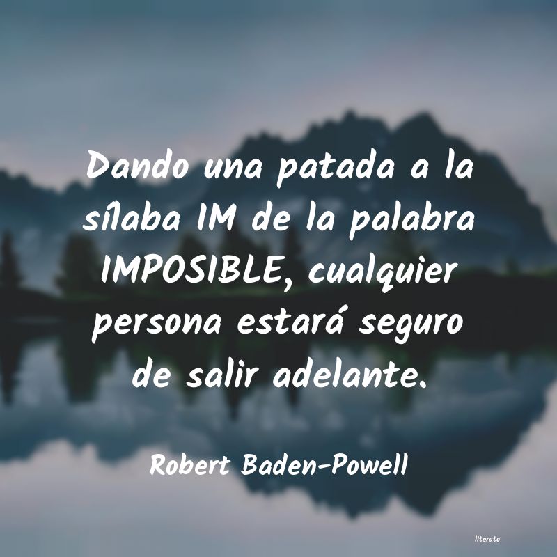 Frases de Robert Baden-Powell