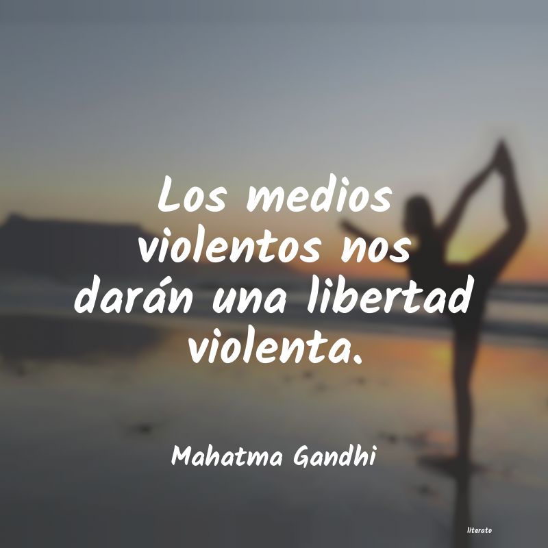 Frases de Mahatma Gandhi