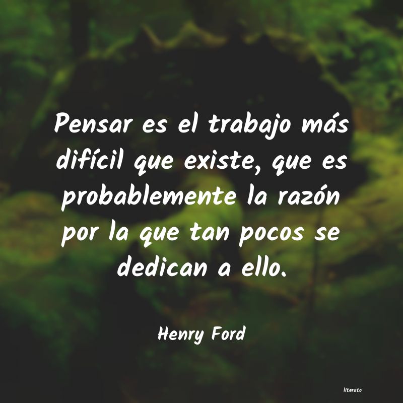 frases trabajo en equipo henry ford