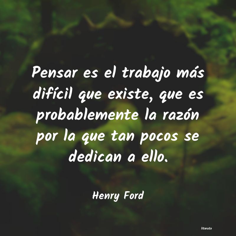 Frases de Henry Ford