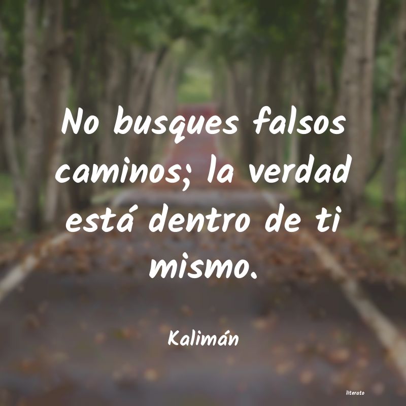 frases de Kalimán