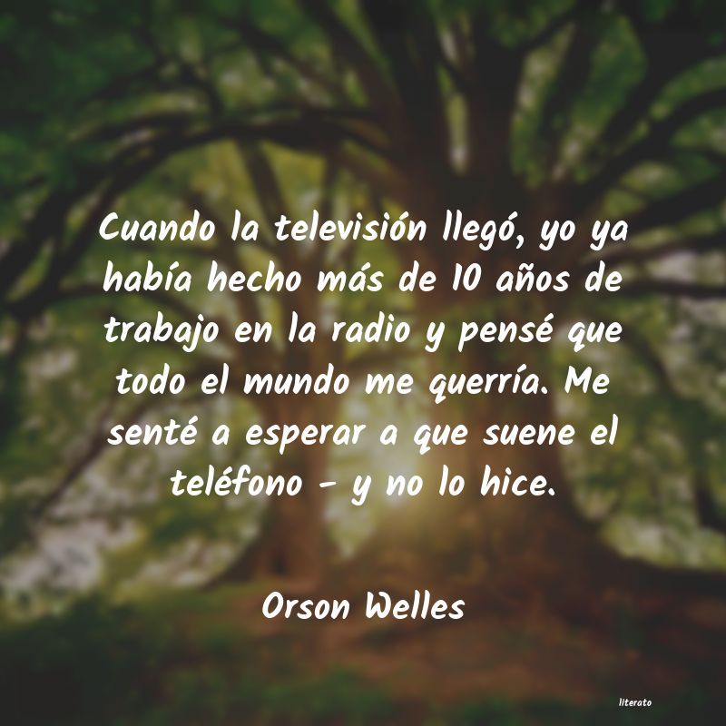 frases de Orson Welles