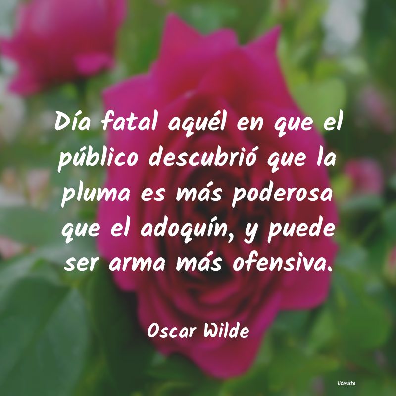 Frases de Oscar Wilde