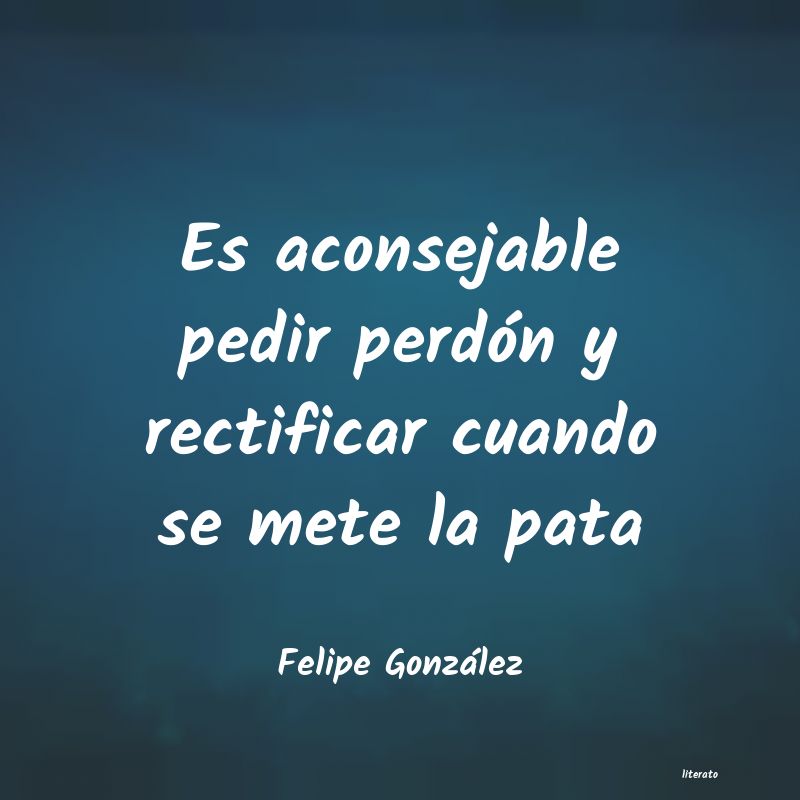 Frases de Felipe González