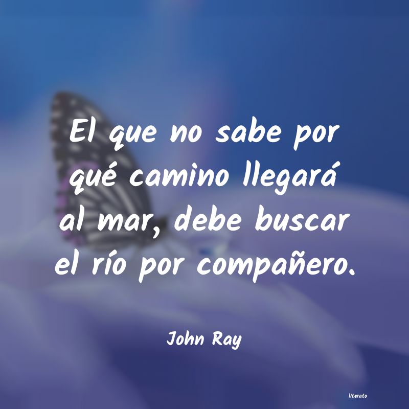 Frases de John Ray