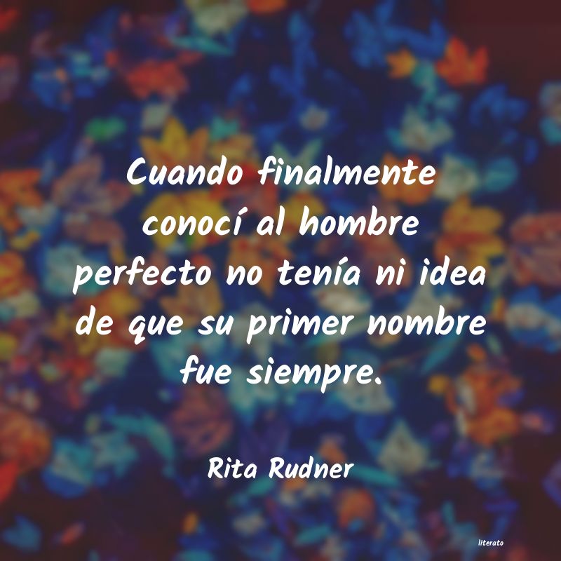 Frases de Rita Rudner