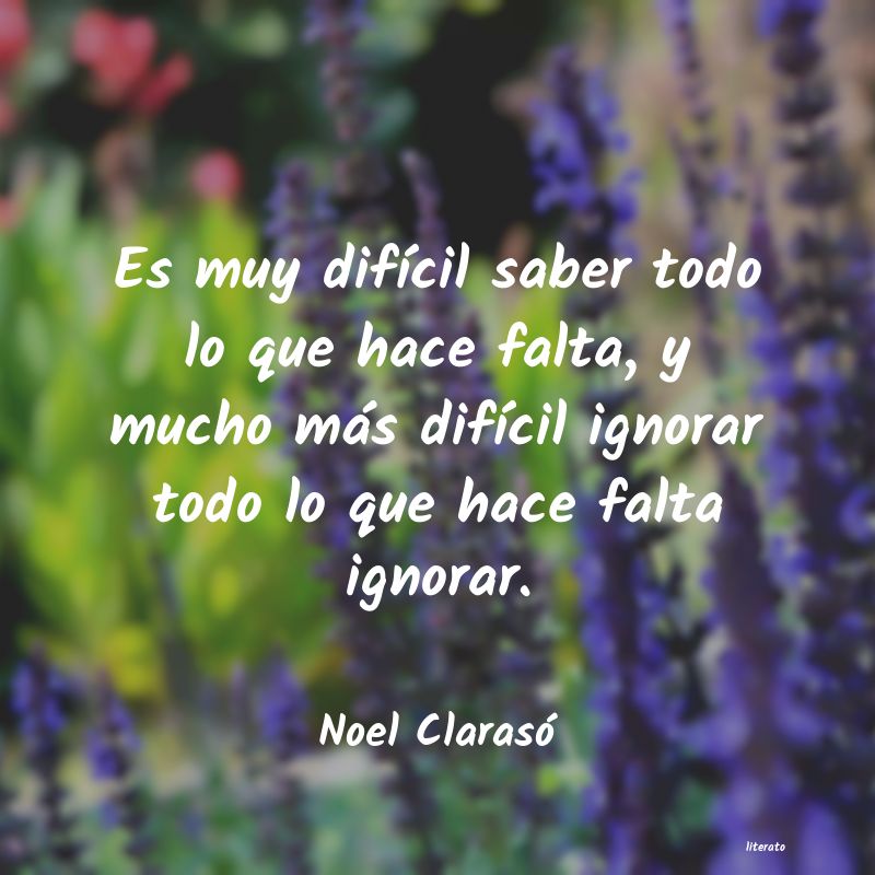 Frases de Noel Clarasó