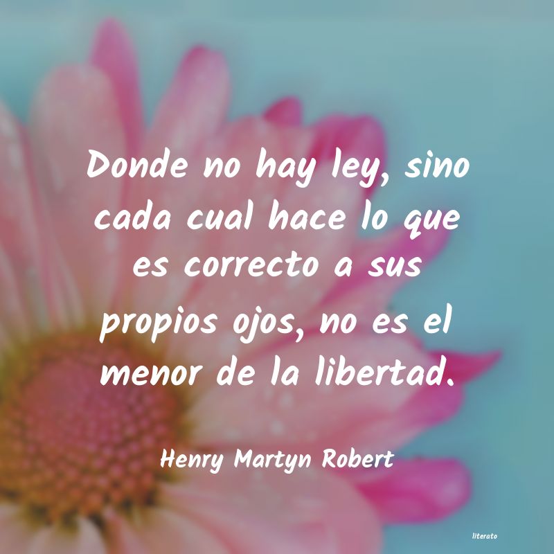 Frases de Henry Martyn Robert