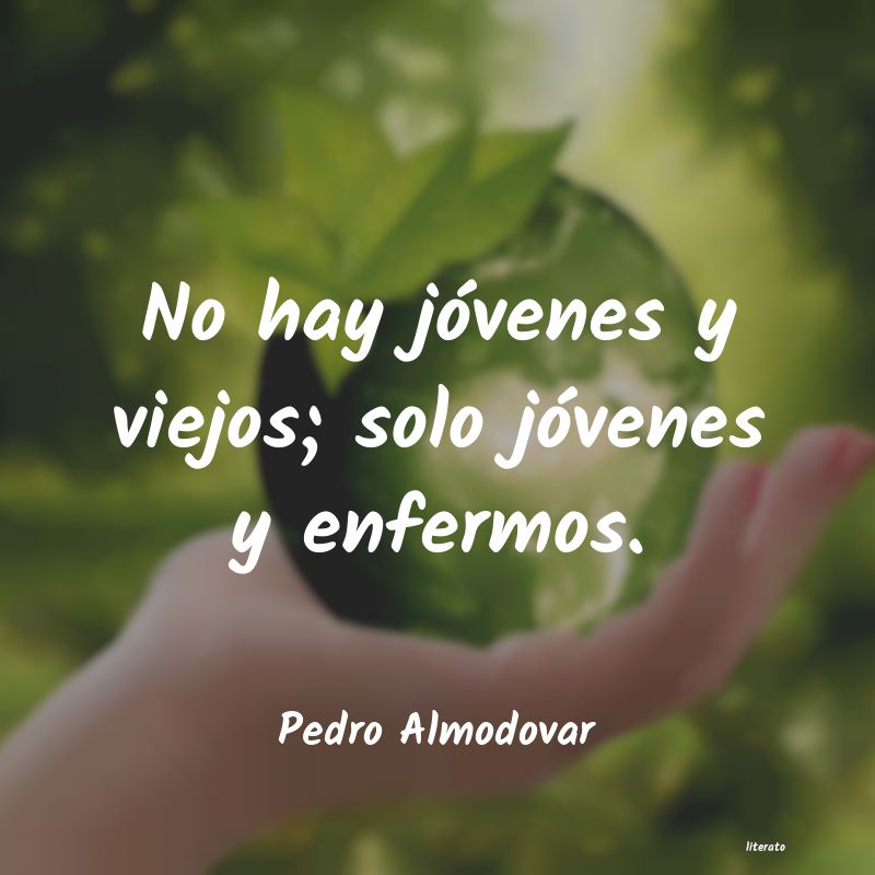 Frases de Pedro Almodovar