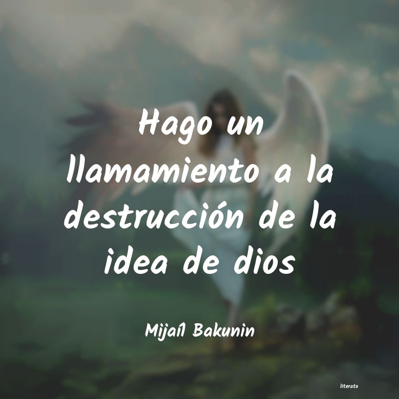 Frases de Mijaíl Bakunin