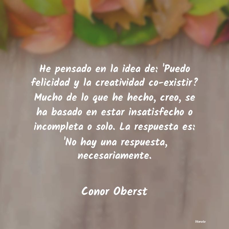 frases de Conor Oberst