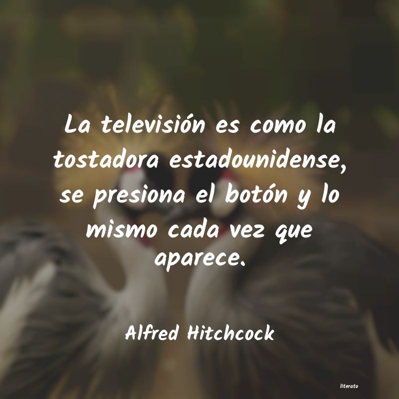 frases de Alfred Hitchcock