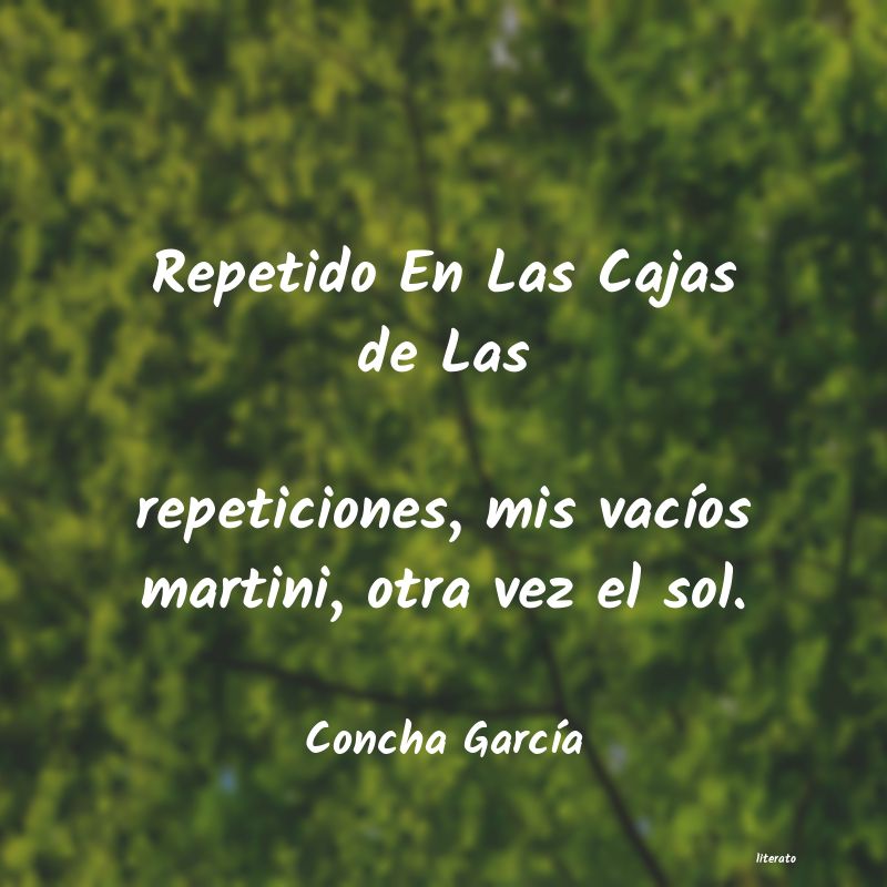 frases de Concha GarcÃa
