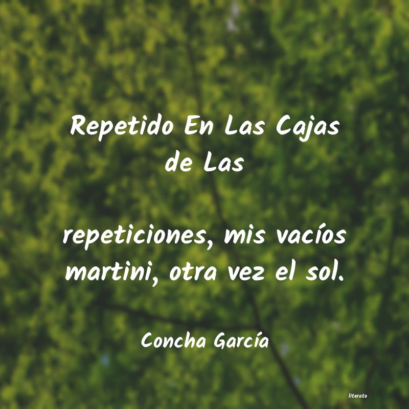 Frases de Concha García