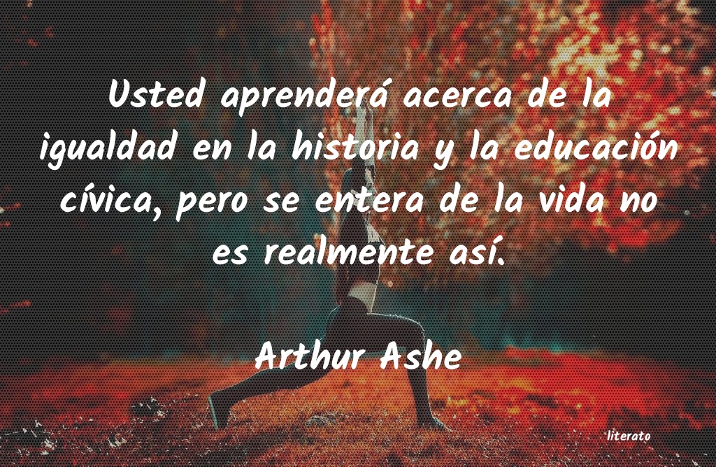 frases de Arthur Ashe