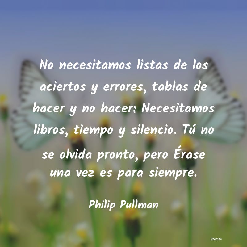 Frases de Philip Pullman