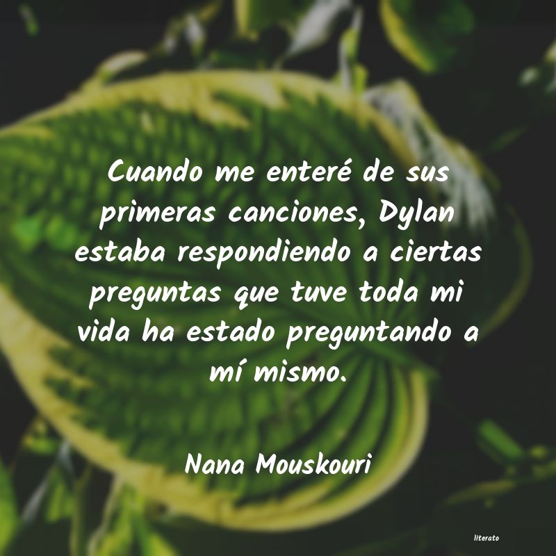 frases de Nana Mouskouri