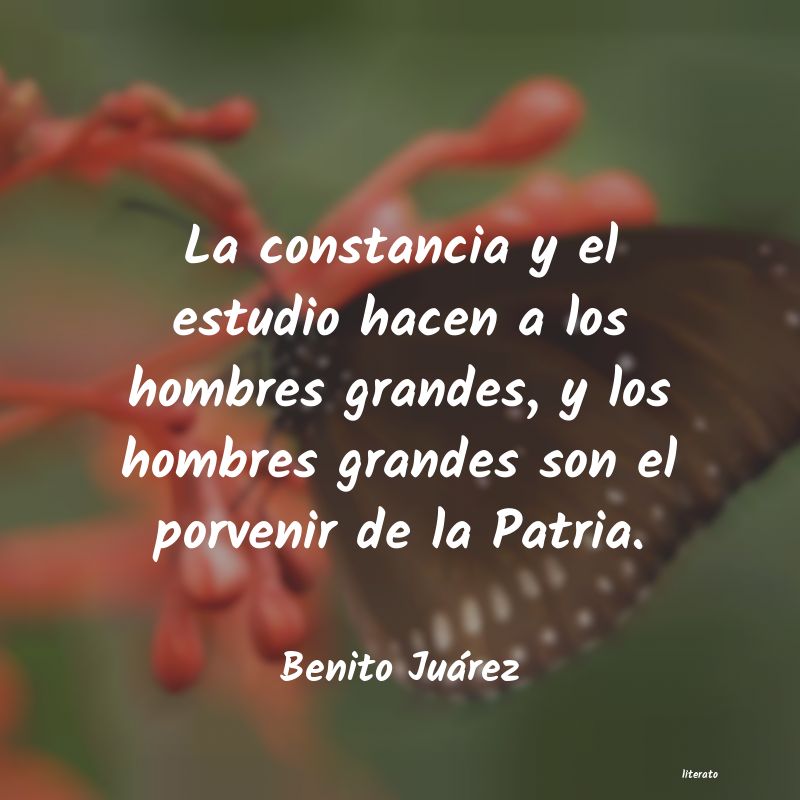 frases de Benito Juárez