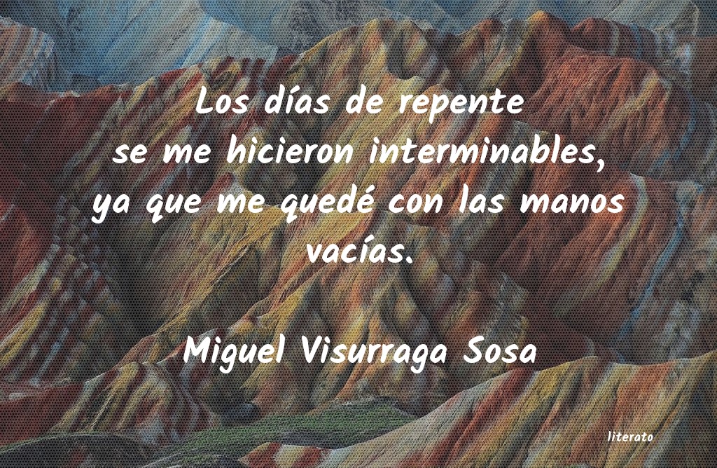 frases de Miguel Visurraga Sosa